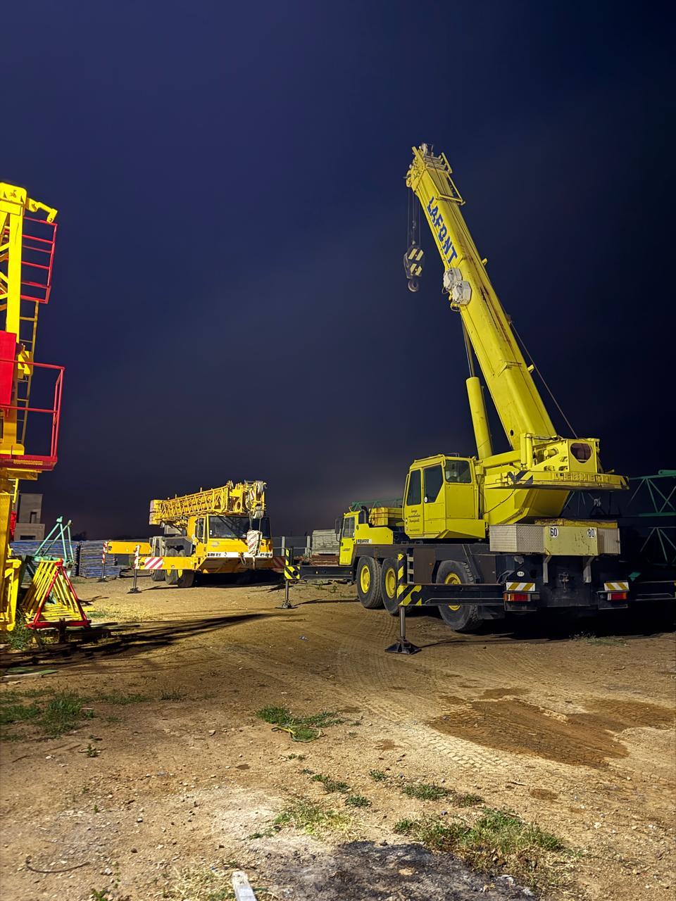 Déploiement et transport de grue mobile au Maroc - SM Grue